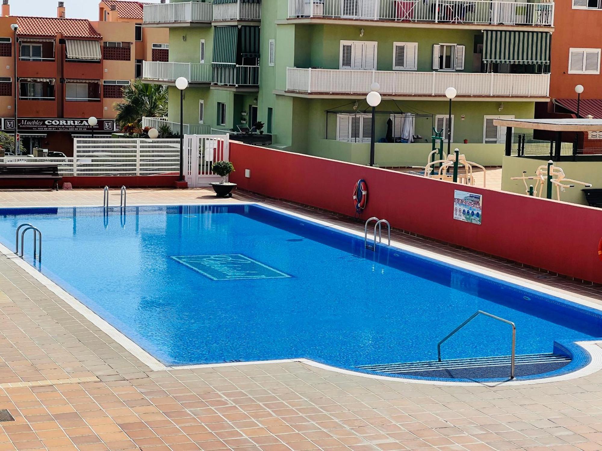 Apartamento Terraza Del Sol Con Piscina En Candelaria Bagian luar foto